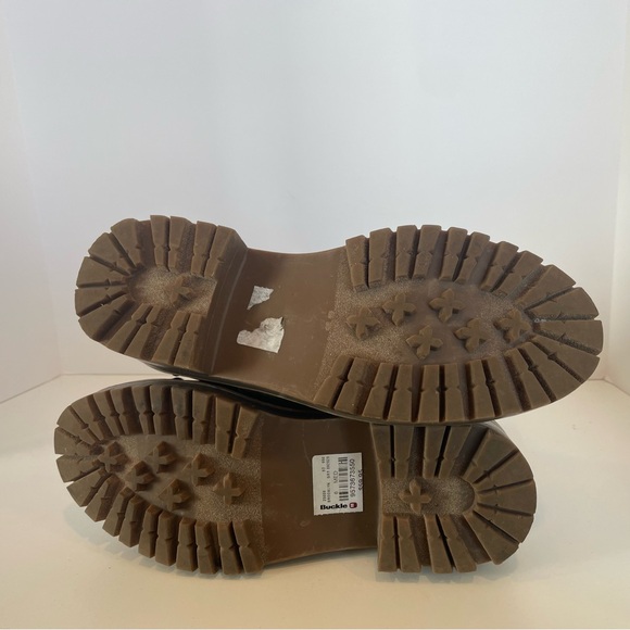 Buckle Gray Suede Ankle Boot Brooklyn Women's Booties Size 6 Slip On Chukka - Picture 4 of 10